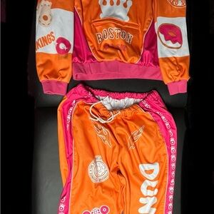 Dunkin track suit/Costume Set